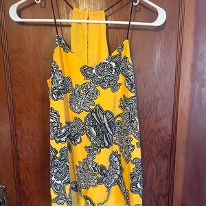 Floral Yellow Women's Top